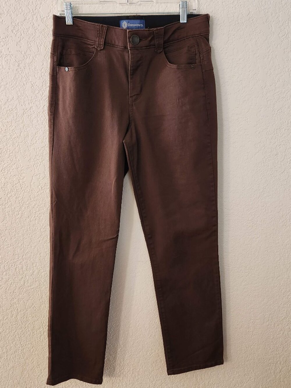Democracy Brown Jeans Size 10 "Ab-solution"